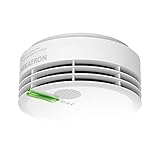 Hekatron Rauchmelder Genius Plus Edition 2021 – 10 Jahre Batterie – Testsieger Stiftung Warentest – inkl. 1 x Klebepad – App-unterstützt – Rauchwarnmelder – mehrsprachig, Amazon Exclusive - 1 Stück