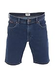 Wrangler Herren Jeans Short Texas Kurze Stretch Shorts Regular Fit Baumwolle Bermuda Sommer Hose Blau Schwarz w30 w31 w32 w33 w34 w36 w38 w40, Größe:W 33, Farbe:Blue Chip (W11CLQ46A)