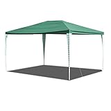 EINFEBEN Pavillon 3x4m Wasserdicht UV-Schutz Stabiles Partyzelt，Ohne Seitenteile，Wasserdicht Partyzelt für Markt Camping Hochzeiten F