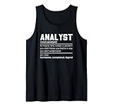 Analyst Definition Design Strategist Expert Data Scientists Tank Top