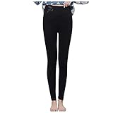 ViVaLaDaDo Dehnbare Leggings, Thermo Freizeithose, Super Dicke Kaschmir Fleece Sweatpants, Thermal Pants, Hose Fleece, Thermoleggings, Leggings Damen, Leggings für Damen, Winter Warme Legging