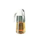 YUZHUKUNGMZyh ölsprüher, Kochölspender Flasche für Küche, automatische Kappe Ölflasche, Glasölflasche für Olivenöl, Kochöl, Essig, Soja-Sauce, Ahornsirup Größe: 19,5 * 8.5