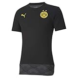 PUMA Borussia Dortmund Casuals T-Shirt Herren schwarz/gelb, M