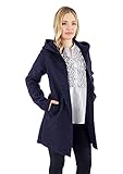 GIESSWEIN Damen Marianne Mantel, Nachtblau, 36 EU