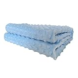 Babydecken Krabbeldecke 100% Bio Baumwolle Kuscheldecke für Kinderwagen weich flauschig Babydecke Mädchen Junge Creme Kuscheldecke Baby Erstlingsdecke Set 75x100cm, B