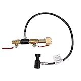 Raguso CGA320 G5/8 CO2-Zylinder-Nachfülladapter CO2-Tankflaschenanschluss-Kit CO2-Tankflaschen-Nachfüllstation Füllen Ladeadapter(36inch-G1/2 (CGA320))