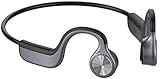 NCRD Knochenleitungskopfhörer Bluetooth v5.0 - Sports drahtloser Headset Sweatproof W/Mic - zum Radfahren Laufwerk F