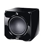 Magnat Omega CS 12, schwarz - leistungsstarker Aktiv-Subwoofer für Tiefe und präzise Bässe für Heimkino und Musik - Elegantes, Zeitloses Design mit hervorragendem S