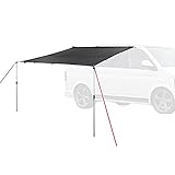 Qeedo Motor Tarp Bus Sonnensegel mit Keder, UV80 Schutz & Dark-Coating, Campingbus, Wohnwagen, Bus Mark
