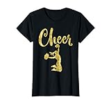Cheerleading Script Cheer Dark Yellow T-S