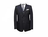 MMUGA Herrenanzug 3-teilig Schwarz 76