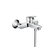 hansgrohe 09698 0 Logis Aufputz Einhebel Wannenarmatur (für 2 Funktionen) C