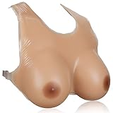 Vollence Strap on Silikonbrüste Silikon Brust gefälschte falsche Silikon Brustformen Brüste Brustprothesen Prothese für Mastektomie KreuzKommode Transfrauen Cosplay