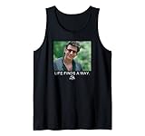 Jurassic Park Ian Malcolm Life Finds A Way Photoreal Tank Top