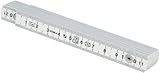 STABILA Kunststoff-Gliedermaßstab Type 1104, 1 m, weiß, metrische Sk