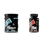 ESN Super Omega-3, 300 Kaps., 440 g & Zinc, Pro Series, 120 Kapseln, 1er Pack (1 x 90 g)