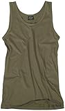 Mil-Tec Tank Top Gerippt Co.Oliv Gr.M