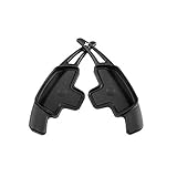 HIGH FLYING Lenkrad Schaltwippe Schaltpaddles Dekor 2 Stück für A Klasse W177 V177 / CLA C118 X118 2019 2020 (Nicht für A Klasse AMG) (Schwarz)