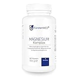 FürstenMED® Magnesium Komplex aus Magnesiumdicitrat, Magnesium Malat & Magnesium Bisglycinat - Vegan & Ohne Zusätze - aus D