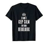 Heidelberg Spruch Heidelberger Sprüche Stadt Geschenk Lustig T-S
