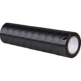 Isolierbänder 10 Rollen Isolierband Elektriker Klebeband PVC 19 mm schwarz extra stark top Q