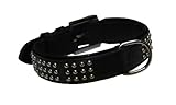 Nobby Leder Halsband 'VINTO' schwarz 55 cm (48-52 cm); 35