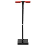 ECD Germany Betonstampfer Erdstampfer mit Gummierter T-Griff - Grundplatte 21 x 21 cm - 12 kg - aus Stahl - zum Verdichten - Bodenverdichter Handstampfer Müllstampfer Stamp