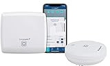 Homematic IP Access Point - Smart Home Gateway mit kostenloser App und Sprachsteuerung über Alexa + Smart Home Wassersensor, zuverlässige Alarmierung aufs Smartphone bei Feuchtigkeit und W