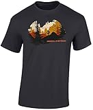 T-Shirt: Downhill is My Thrill - Fahrrad Geschenke für Damen & Herren Mann Männer Frau-en Jungen Mädchen - Radfahrer Mountain-Bike MTB BMX Biker Rennrad Tour Outdoor Sport Freeride Cross (M)