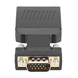 ASHATA VGA-zu-HDMI-Adapter mit Audio 1080P, (PC-VGA-Eingangsquelle zu TV/Monitor-HDMI-Ausgangskonverter), Männlicher VGA-weiblicher HDMI-Videokonverter für Laptop, Computer, Projek