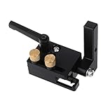 HEYLULU DIY Holzbearbeitungswerkzeuge Gehrungsanschlag für T-Nut 45mm T-Schiene mit Einstellbarer Skala manuell langlebig im E