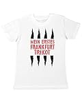 clothinx Mein Erstes Frankfurt Trikot Für Fussball Fans Kinder T-Shirt Weiß Gr. 104