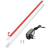 2er Pack - 90cm LED Unterbauleuchte 4000K, Sensor Switch, flach, überall montieren, aufkleben, Inklusive Alle Zubehör, LED Nachtlicht, kühles Weiß, Neutralweiß