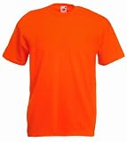 Fruit of the Loom Herren T-Shirt orange Orange XX-Larg