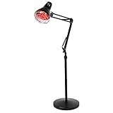 Infrarotlampe Wärmelampe, Infrarotlichttherapie Speziallampen Infrarot-Wärmestrahler Mit Bodenstativ für Muskelschmerzen Kälteentlastung Konstante, für Familien krankenhaus G