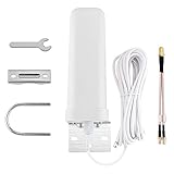 4G LTE-Antenne: 4G-Antennen Dual-SMA-Stecker für den Außenbereich 3G / 4G / LTE Omnidirektionale SMA-Antenne für drahtlose Router-Hotspot-H