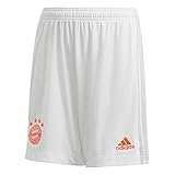 adidas Kinder 20/21 FC Bayern Away Short, White, 128