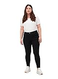 Zizzi Damen Große Größen Cropped Super Slim Fit Jeans Gr - Plus Size Damen Kleidung 46 Black D