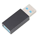 Solustre USB-Datenblocker, klein, praktisch, sicher, Computer, USB-Datenschutz, 3.0-Blocker, für Zuhause, Büro, Schw