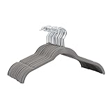 Amazon Basics Kleiderbügel für Hemd / Kleid, mit Samt überzogen 30er-Pack, G