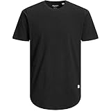 JACK & JONES Herren Jjenoa Tee Crew Neck Ps T Shirt, Schwarz, 6XL Gro e Gr en EU