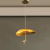 Pendelleuchte Hängelampe Lotus blatt LED Esstischlampe Küchenlampe Deckenlampe Dimmbar Kronleuchter Moderne Design Metall Acryl Esszimmerlampe Flur Wohnzimmer Lampe Häng