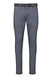 Indicode Mozano Herren Chino Hose Stoffhose mit Gürtel, Größe:W31/32, Farbe:Navy (400)