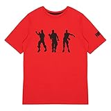 Fortnite Dance Moves Boys T-Shirt Rot 11-12 Jahre | PS4 PS5 Xbox PC Gamer Geschenke, Tween Teen Schuljungen Gaming Top, Kinderkleidung, Kinder Geburtstagsgeschenk