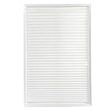 Ryoizen Plissee Rollo Jalousie ohne Bohren Klemmrollo Raffrollo, Sichtschutz Sonnenschutz, Faltrollo Rollos für Fenster & Tür Sonnenschutz leicht zu montieren & Verspannt(Weiß，180X90CM)