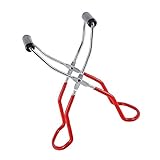 Murezima Canning Jar Lifter Edelstahl rutschfeste Glas Hubzange Mit Griffgriff Für Küche Rot Anti-Branding Heb