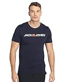 JACK & JONES Herren T-Shirt JJECorp Logo Tee 12137126 Navy Blazer M