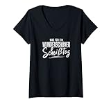 Damen Was Für Ein Wunderschöner Scheißtag Fun T-Shirt mit V