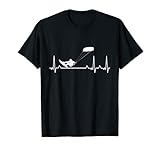 Kitesurfer Heartbeat Ekg Kiteboarding Surfer Wasser T-S