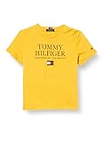 Tommy Hilfiger Jungen TH Logo Tee S/S T-Shirts, Prairie Yellow, 10 J